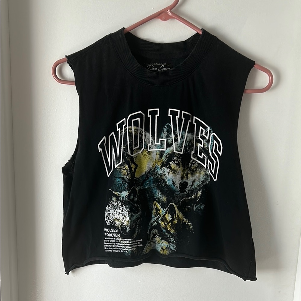 Darc sport black cropped tank top